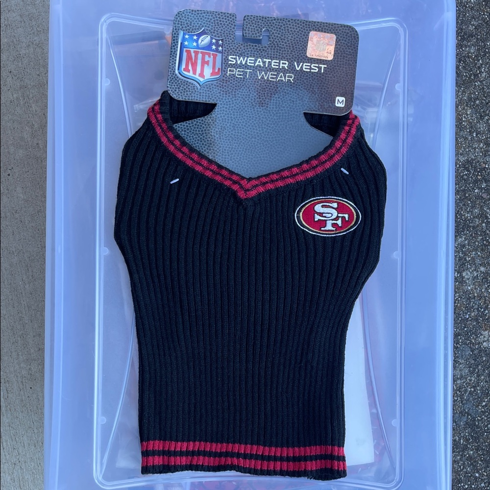 NFL San Francisco 49ers Pet Sweater, Medium